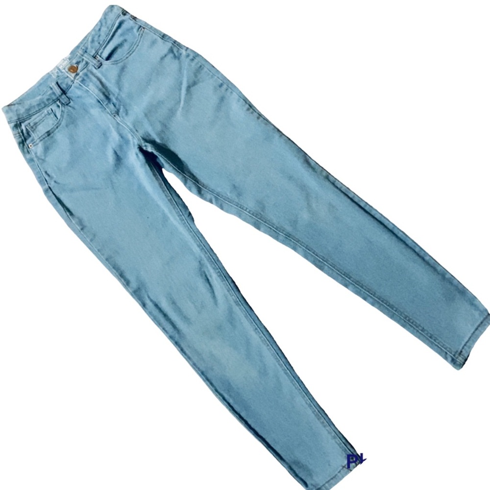 High Rise Super Skinny Jeans, Mom Jeans,Classic Fit Vintage Mom Jeans,Blue Jeans